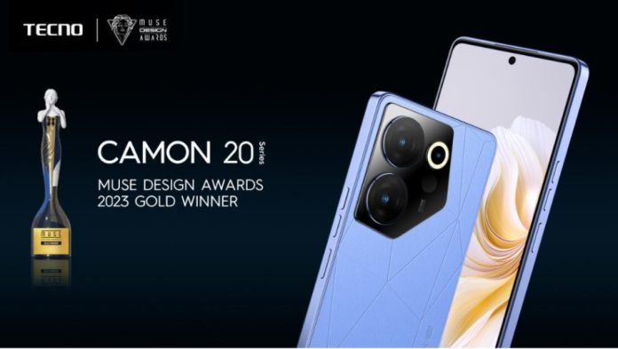 TECHNOLOGY AND INNOVATION AT ITS PEAK AS THE NEW TECNO CAMON 20 WINS GLOBAL MUSE AWARDS 2023